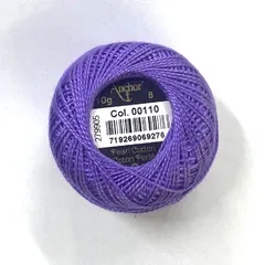 Анхор Перл№8 (Pearl Cotton) 00110
                , (арт. 21021)