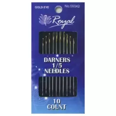 Darners 1/5 (10 шт) Набір штопальних голок з золотим вушком Royal (Японія)
                , (арт. 14720)