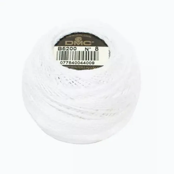 Нитка DMC Pearl Cotton Balls 5200 (8)  (арт. 20760)