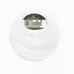 Нитка DMC Pearl Cotton Balls 5200 (8)
                , (арт. 20760)