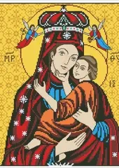 Схема для вишивання "Божія Матерь"
                