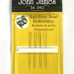 Голки бісерни №12 John James з закругл кінцем
                , (арт. 20901)