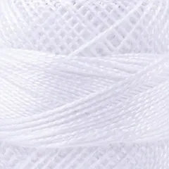Luca-S Перл№8 (Pearl Cotton) білий
                , (арт. 20960)