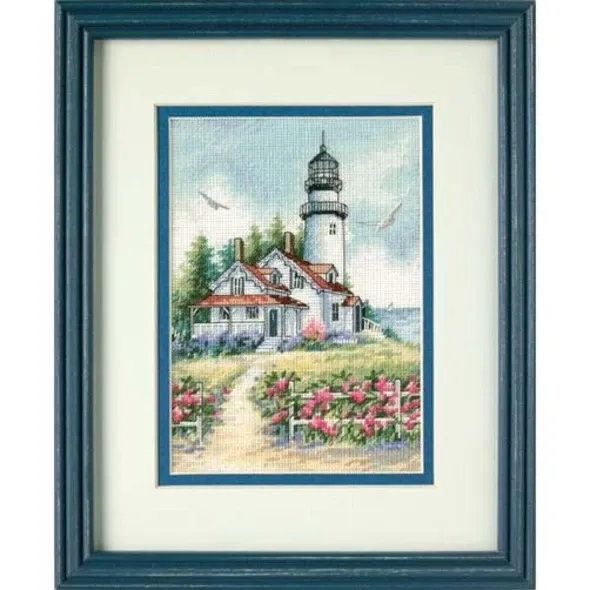Набір для вишивання хрестиком "Мальовничий маяк"  (арт. 19968)