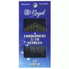 Набір голок для вишивання гладдю з золотим вушком Royal (Японія)
                , (арт. 14732)