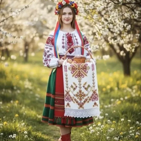 Набор  рушничка "За мотивами писанок"  (арт. 21308) | Фото 4