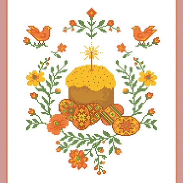 Набір рушника "Світлий Великдень"  Ру-016  (арт. 21384) | Фото 2