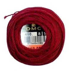 Нитка DMC Pearl Cotton Balls 498 (8)
                , (арт. 21009)