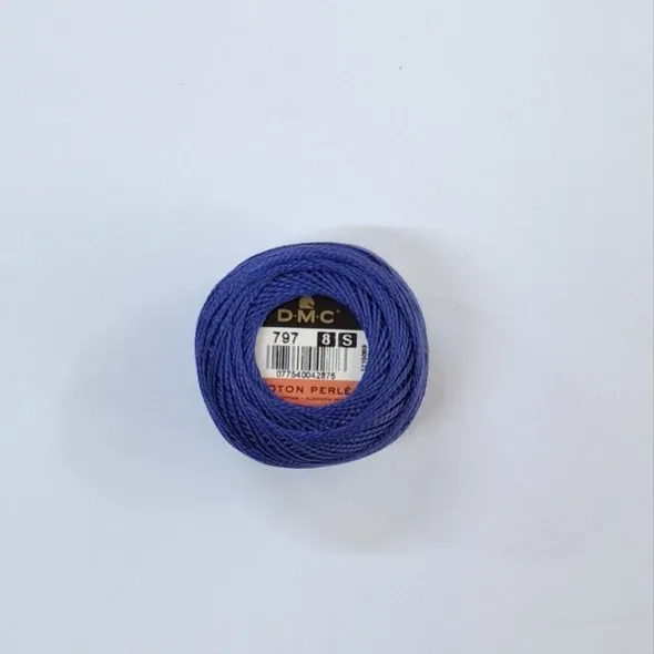 Нитка DMC Pearl Cotton Balls 797(8)  (арт. 21052)