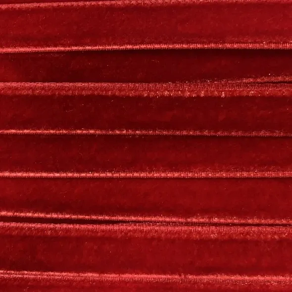 Оксамитова стрічка червона  (арт. 20553) | Фото 2