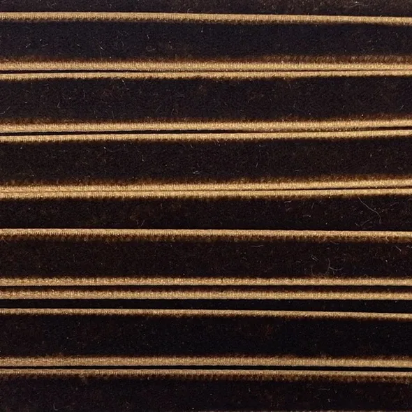 Бархатная лента шоколадная  (арт. 20561) | Фото 2