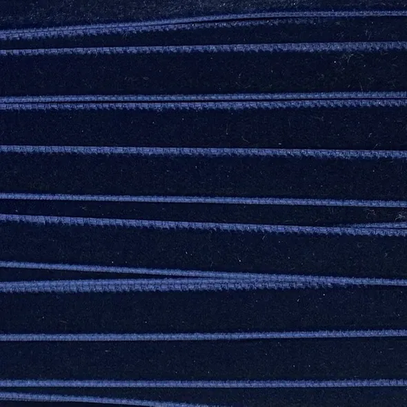 Бархатная лента синяя  (арт. 20560) | Фото 2