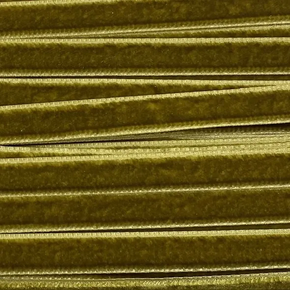 Бархатная лента зеленый  (арт. 20567) | Фото 2