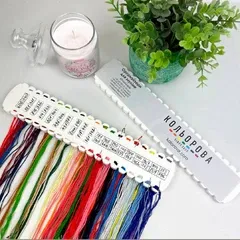 Органайзер для мулине на 40 цветов (белый полимер)
                , (арт. 20272)