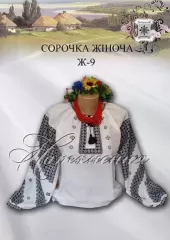 Схема женской вышиванки Ж-9
                , (арт. 12151)