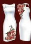 Схема жіночої сукні "Троянди"  F2818  (арт. 11031) | Фото 1