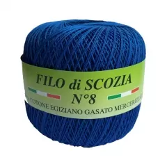 Пряжа Filo di Scozia №8. Синій №141
                , (арт. 19030)
