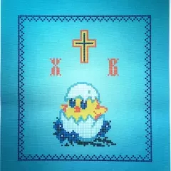 Пасхальний рушник для вишивки бісером Р -40013
                