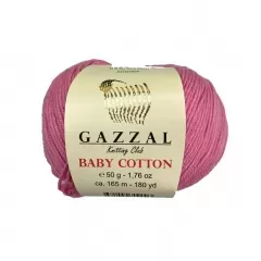 Пряжа Gazzal Baby Cotton №3468 розовый
                , (арт. 19355)