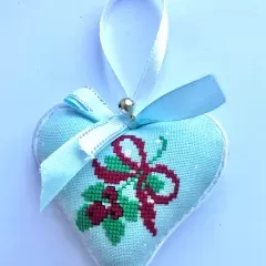 Елочное украшение "Омела" в форме сердца
                , (арт. 18488)