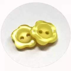 Пуговица "цветок" на две дырки. желтый
                , (арт. 15534)