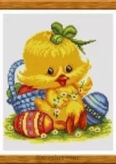 Схема для вишивання картини "Курчатко" D1893
                , (арт. 12393)