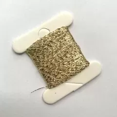 Нити Люрекс Адель №80-28. Светлое золото.
                , (арт. 19121)