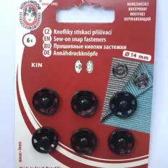 Пришивные кнопки-застежки металлические 14 мм (за 1шт)
                , (арт. 15177)