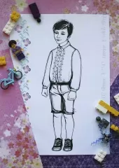 Схема хлоп'ячої сорочки 031609
                , (арт. 14998)