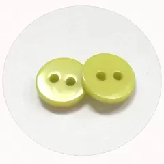 Пуговица на две дырки. Салатовый 14
                , (арт. 15539)