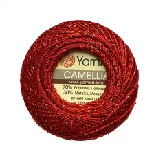 Пряжа YarnArt Camellia. Червоний 416