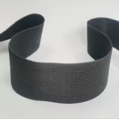 Резинки для одежды (40mm/40m) черный, тесьма эластичная полиэстер
                , (арт. 19027)