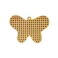Заготовка деревянная под вышивания нитками и бисером. Бабочка
                , (арт. 17354)
