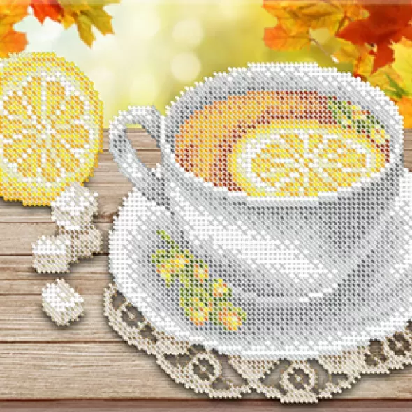 Схема "Чай с лимоном" БС 4224  (арт. 18514)