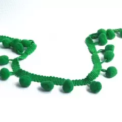 Помпони на стрічці зелені. 1 см
                , (арт. 17972)