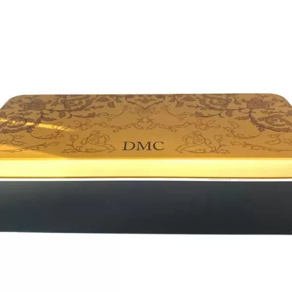 Металлическая коробка DMC ЗОЛОТАЯ  (арт. 19319) | Фото 2