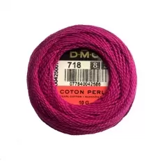 Нитка DMC Pearl Cotton Balls 718 (8)
                , (арт. 19045)