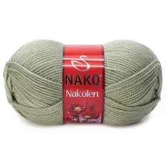 Пряжа Nako Nakolen. Серо-зеленые
                , (арт. 14519)