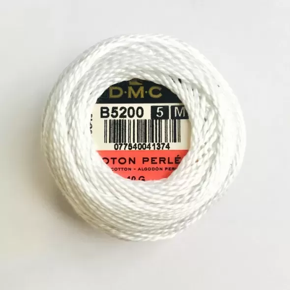 Нитка DMC Pearl Cotton Balls B5200 (5)  (арт. 16789)