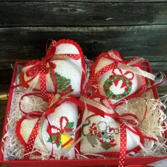 Елочное украшение "Игрушка цветная"
                , (арт. 18478)