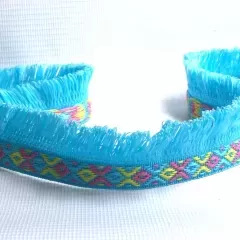 Тасьма з бахрамою. Бірюза
                , (арт. 17922)