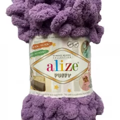 Пряжа Alize Puffy # 437 Фиолетовый