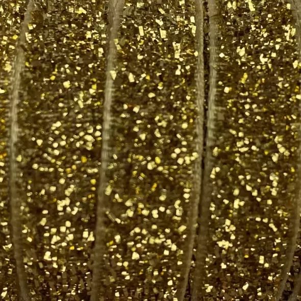 Декоративна золота стрічка з люрексовою ниткою  (арт. 18660) | Фото 2
