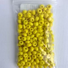 Бісер Китай 6/0. Жовтий
                , (арт. 17661)