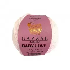 Пряжа GAZZAL Baby Love №1606 светло-розовый
                , (арт. 19342)