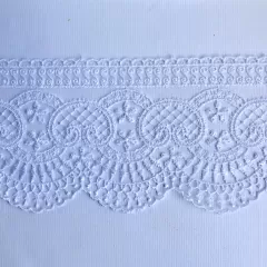 Мереживо біле сітка 16611
                , (арт. 16611)