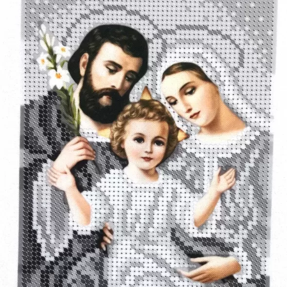 Схема "Святое Семейство "Серый БСР-5213  (арт. 15841)