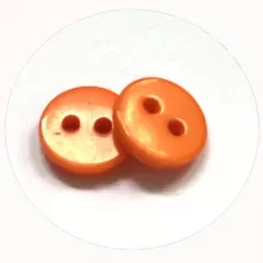 Пуговица на две дырки. Оранжевый 14
                , (арт. 15537)