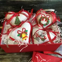 Набор для изготовления новогодних игрушек (4 шт), І-3z/s
                , (арт. 18251)