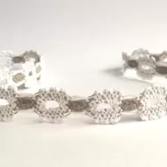 Мереживо біло-лляне 2225/15К70
                , (арт. 15622)